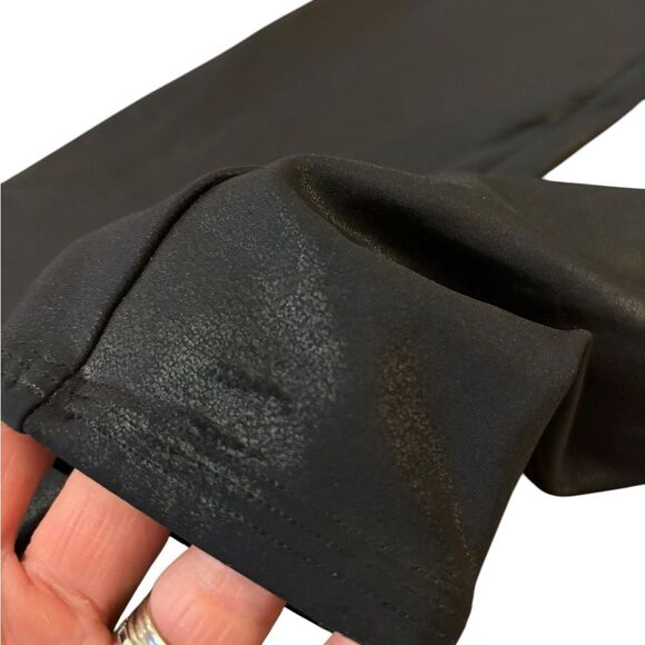 Spanx Faux Leather Leggings Womens Size Large In Black - Picture 5 of 8